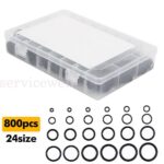 800Pcs 24 Sizes Nitrile Rubber O-Ring Gasket Assortment Seal Ring Kits With Box - Image 3