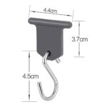8Pack AWNING S HOOK HANGERS To SUIT RAILS TRACK CARAVAN MOTORHOME RV 8pcs - Image 3