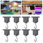 8Pack AWNING S HOOK HANGERS To SUIT RAILS TRACK CARAVAN MOTORHOME RV 8pcs