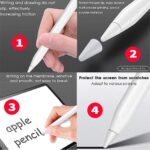 8pcs Soft Silicone Pen Tip Cap case Cover For iPad Apple Pencil Draw 1 2No Noise - Image 3