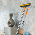 AU 3in1 Floor Brush Scrub Wiper 180 Rotating Head Home Handle Cleaning Bathroom - Image 2