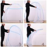 AU Folding Mosquito Net Automatic Canopy Dome Insect Bed Netting Camping Tent - Image 2