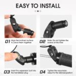 AU Mountain Bike Rearview Mirror Bicycle Handlebar Convex Rear View Mirror - Image 3