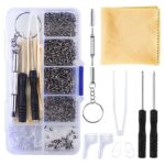 AU Watch Glasses Repair Tool Eyeglasses Sunglasses Screws Nut PadScrewdriver Kit - Image 7