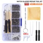 AU Watch Glasses Repair Tool Eyeglasses Sunglasses Screws Nut PadScrewdriver Kit