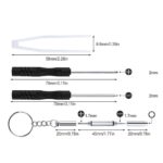 AU Watch Glasses Repair Tool Eyeglasses Sunglasses Screws Nut PadScrewdriver Kit - Image 2