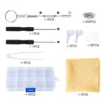 AU Watch Glasses Repair Tool Eyeglasses Sunglasses Screws Nut PadScrewdriver Kit - Image 6