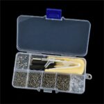 AU Watch Glasses Repair Tool Eyeglasses Sunglasses Screws Nut PadScrewdriver Kit - Image 4
