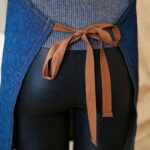 Adjustable Denim Pocket Bib Baking Cooking Oil Resistant Kitchen Bar Chefs Apron - Image 4