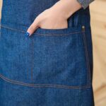 Adjustable Denim Pocket Bib Baking Cooking Oil Resistant Kitchen Bar Chefs Apron - Image 6