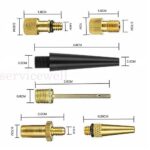 Bicycle Valve Adapter Pump Adapter Ball Pump Inflation Needle Nozzle Adapter Kit - Image 2