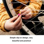 Bike Spokies Pack of 36 Clips On Assorted Colours Beads Kids Spokey Dokeys - Image 6