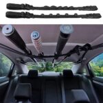 Car Fishing Rod Strap Vehicle Rod Carrier Storage Net Fishing Pole Holder SUV 2x - Image 7