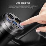 Car Multi Cigarette Lighter Socket Splitter USB 2 Way Dual Charger Power Adapter - Image 5