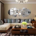 Circle Mirror Tiles Wall Stickers Art Decal Bedroom Silver Home Art Decor DIY - Image 4