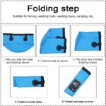 Collapsible Bucket Foldable Water Container Portable for Camping Fishing Hiking - Image 5
