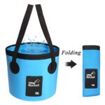 Collapsible Bucket Foldable Water Container Portable for Camping Fishing Hiking - Image 2