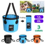 Collapsible Bucket Foldable Water Container Portable for Camping Fishing Hiking