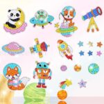 Diamond Painting Tool Kit Kids Cartoon Drawing DIY Art Craft Diamond Sticker Toy - Image 7