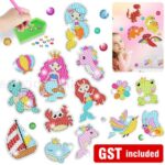 Diamond Painting Tool Kit Kids Cartoon Drawing DIY Art Craft Diamond Sticker Toy