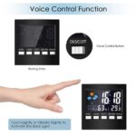 Digital Bedside LED Snooze Alarm Clock Time Temperature Day/Night Desktop Clocks - Image 5