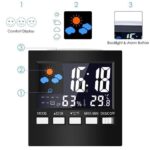 Digital Bedside LED Snooze Alarm Clock Time Temperature Day/Night Desktop Clocks - Image 2