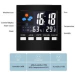 Digital Bedside LED Snooze Alarm Clock Time Temperature Day/Night Desktop Clocks - Image 4