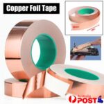 Double Sided Copper Foil Tape 10m x 50mm EMI Shielding Conductive Adhesive Tapes