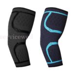 Elbow Brace Support Compression Arm Sleeve Sport Tennis Gym Joint Pain Relief - Image 3