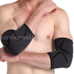 Elbow Brace Support Compression Arm Sleeve Sport Tennis Gym Joint Pain Relief - Image 4