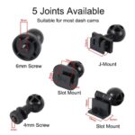 For Most Dash Cam GPS Suction Cup Mount Mirror Mount Clips 5 Joint Mount/Hot NEW - Image 7