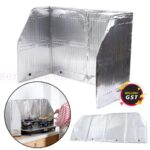 Frying Cooking Foil Kitchen Splash Guard Screen Cover Oil Shield Anti Splatter