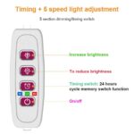 Indoor USB Full Spectrum Dimmable Plant Growing LED Grow Light Plants Ring Lamp - Image 7