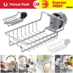 Kitchen Sink Faucet Shelf Sponge Dish Cloth Rack Holder Racks Storage Organizer