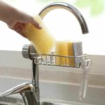 Kitchen Sink Faucet Shelf Sponge Dish Cloth Rack Holder Racks Storage Organizer - Image 2