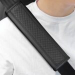 Leather Safety Belt Shoulder Cover Belt Padding Pad Breathable Protection Seat - Image 5