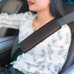 Leather Safety Belt Shoulder Cover Belt Padding Pad Breathable Protection Seat - Image 3