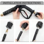 M22 Adapter High Pressure Washer Gun Hose Pipe Quick Connector for Karcher Serie - Image 4