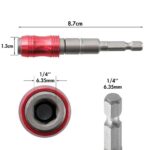 Magnetic Pivot Drill Bit Holder Steel Impact Pivoting Swivel Screw Drill-Bit Tip - Image 7