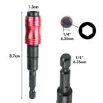 Magnetic Pivot Drill Bit Holder Steel Impact Pivoting Swivel Screw Drill-Bit Tip - Image 6