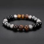 Magnetic Tiger Eye Bracelet Hematite Bead Bangle Gift Birthday Xmas Elegant - Image 6