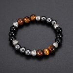 Magnetic Tiger Eye Bracelet Hematite Bead Bangle Gift Birthday Xmas Elegant - Image 7