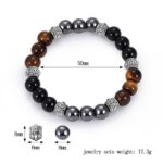 Magnetic Tiger Eye Bracelet Hematite Bead Bangle Gift Birthday Xmas Elegant - Image 2
