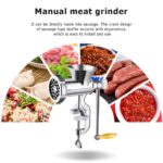 Meat Grinder Manual Kitchen Mincer Stuffer Table Hand Sausage Filler Maker AU - Image 7
