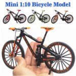 Mini 1:10 Bicycle Model Diecast Metal Finger Mountain Bike Racing Collection