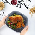 Multifunctional Air Fryer Silicone Pot Non-stick Oven Accessories Baking Tray - Image 6