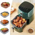 Multifunctional Air Fryer Silicone Pot Non-stick Oven Accessories Baking Tray - Image 3