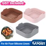 Multifunctional Air Fryer Silicone Pot Non-stick Oven Accessories Baking Tray