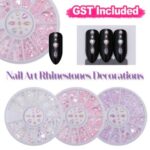 Nail Art Rhinestones Wheel Craft Gems decorations Bling Crystals Diamantes