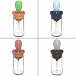 Olive Oil Dispenser Bottle with Silicone Brush Lid Cooking Measuring Container - Image 3